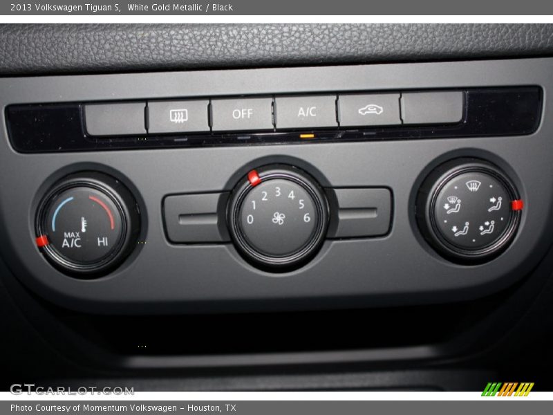 White Gold Metallic / Black 2013 Volkswagen Tiguan S