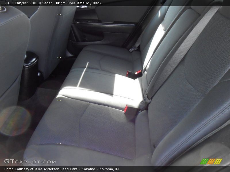 Bright Silver Metallic / Black 2012 Chrysler 200 LX Sedan