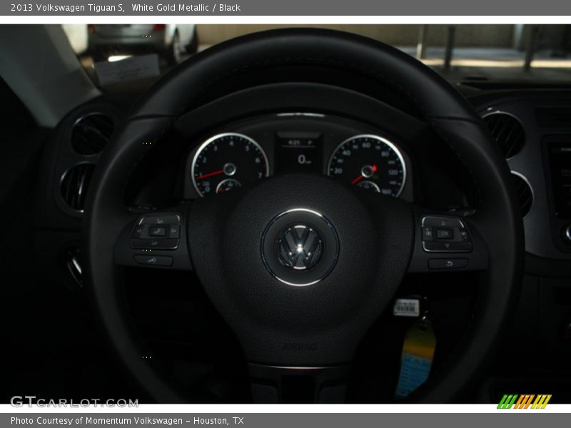 White Gold Metallic / Black 2013 Volkswagen Tiguan S