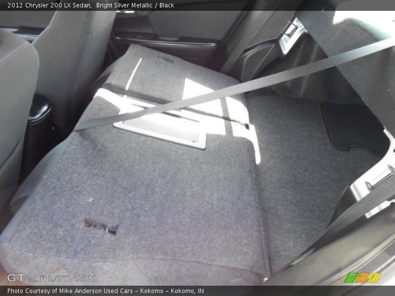 Bright Silver Metallic / Black 2012 Chrysler 200 LX Sedan