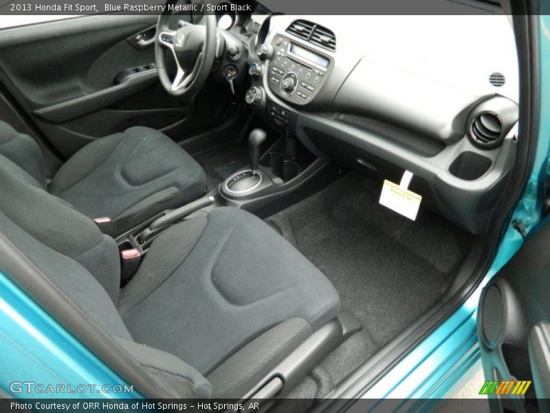 Blue Raspberry Metallic / Sport Black 2013 Honda Fit Sport