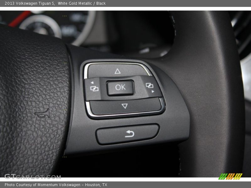 White Gold Metallic / Black 2013 Volkswagen Tiguan S