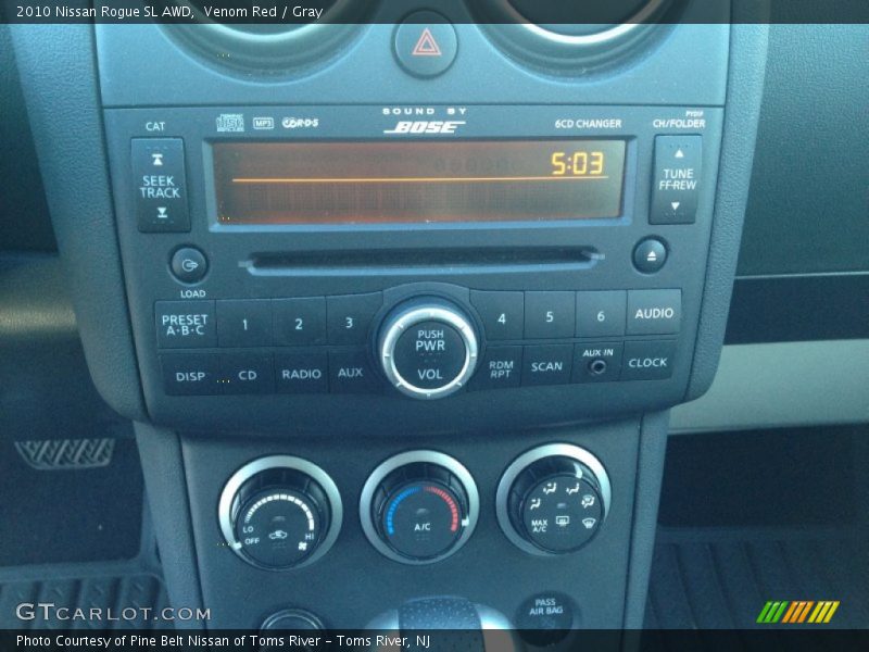 Venom Red / Gray 2010 Nissan Rogue SL AWD