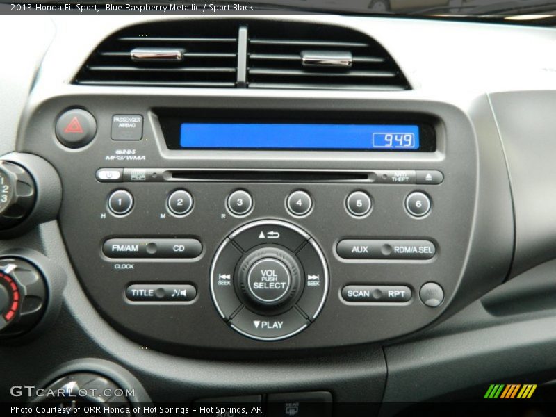 Controls of 2013 Fit Sport