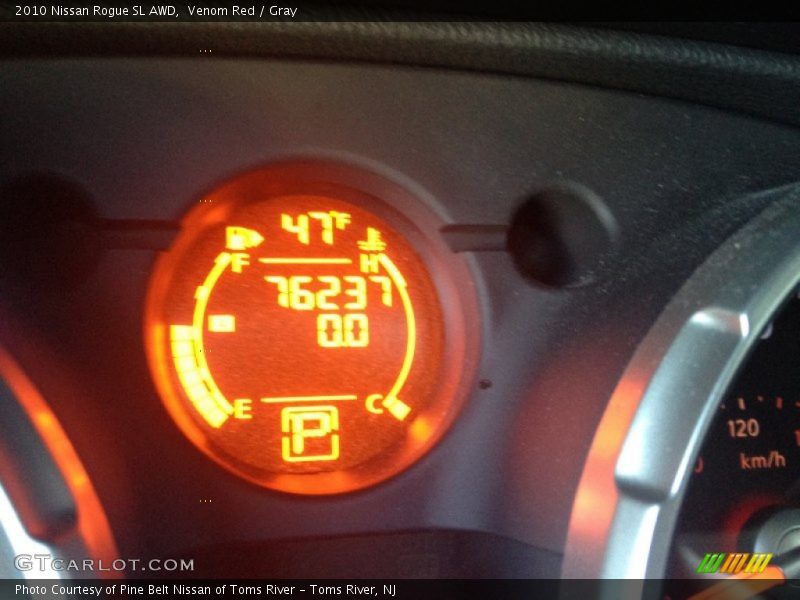 Venom Red / Gray 2010 Nissan Rogue SL AWD
