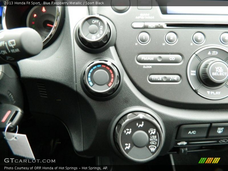 Controls of 2013 Fit Sport