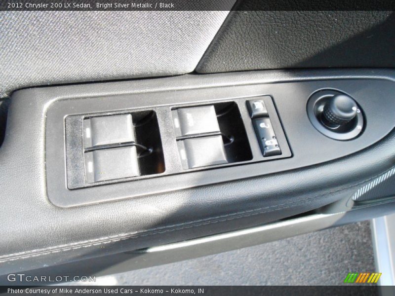 Bright Silver Metallic / Black 2012 Chrysler 200 LX Sedan
