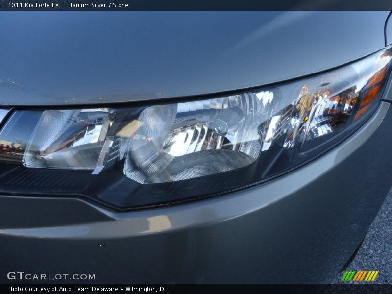 Titanium Silver / Stone 2011 Kia Forte EX