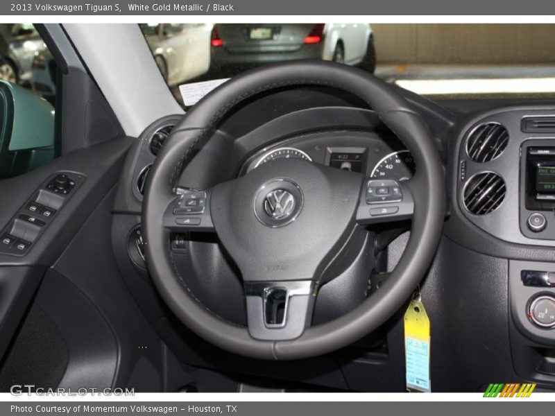 White Gold Metallic / Black 2013 Volkswagen Tiguan S