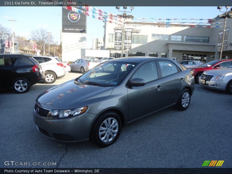 Titanium Silver / Stone 2011 Kia Forte EX