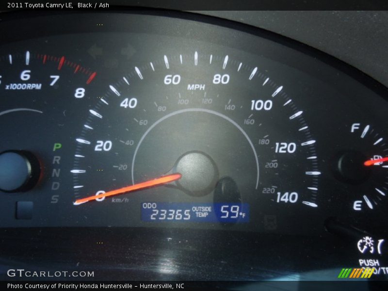 Black / Ash 2011 Toyota Camry LE