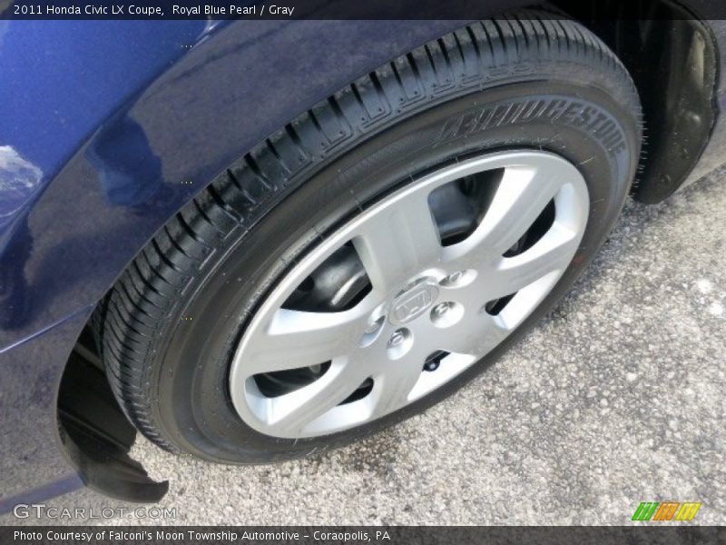 Royal Blue Pearl / Gray 2011 Honda Civic LX Coupe