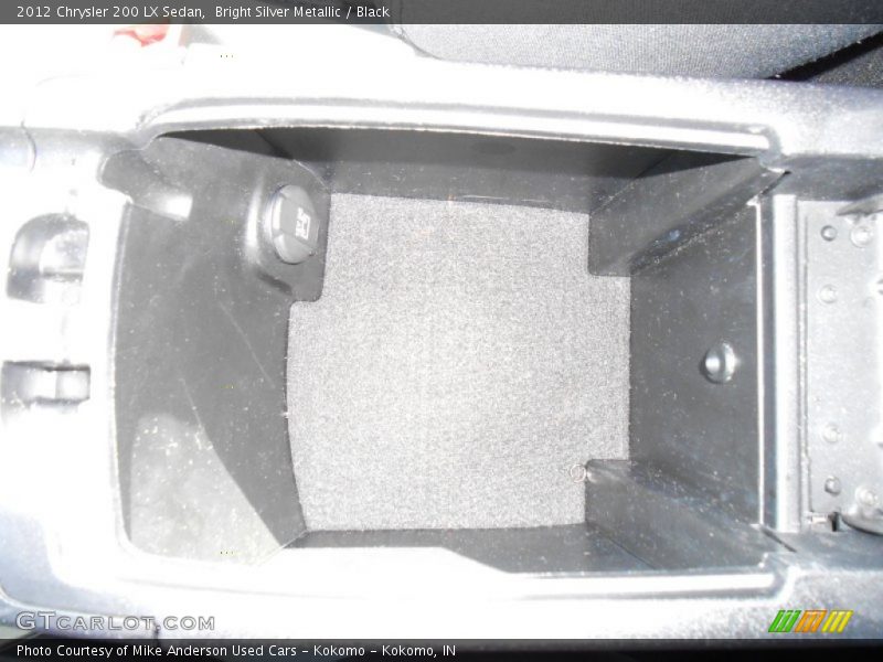 Bright Silver Metallic / Black 2012 Chrysler 200 LX Sedan