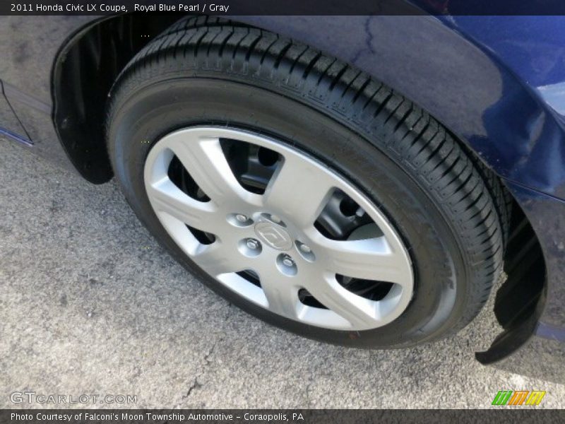 Royal Blue Pearl / Gray 2011 Honda Civic LX Coupe