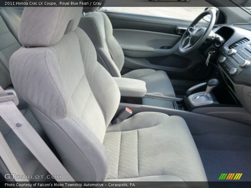 Royal Blue Pearl / Gray 2011 Honda Civic LX Coupe
