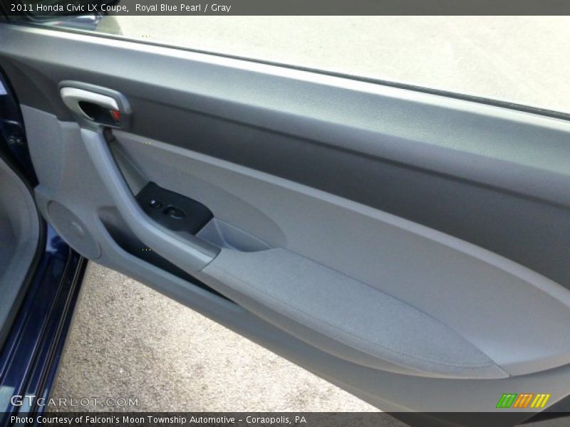 Royal Blue Pearl / Gray 2011 Honda Civic LX Coupe