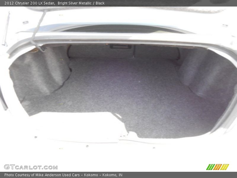 Bright Silver Metallic / Black 2012 Chrysler 200 LX Sedan
