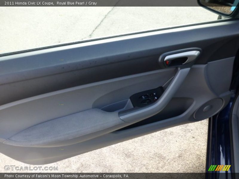 Royal Blue Pearl / Gray 2011 Honda Civic LX Coupe