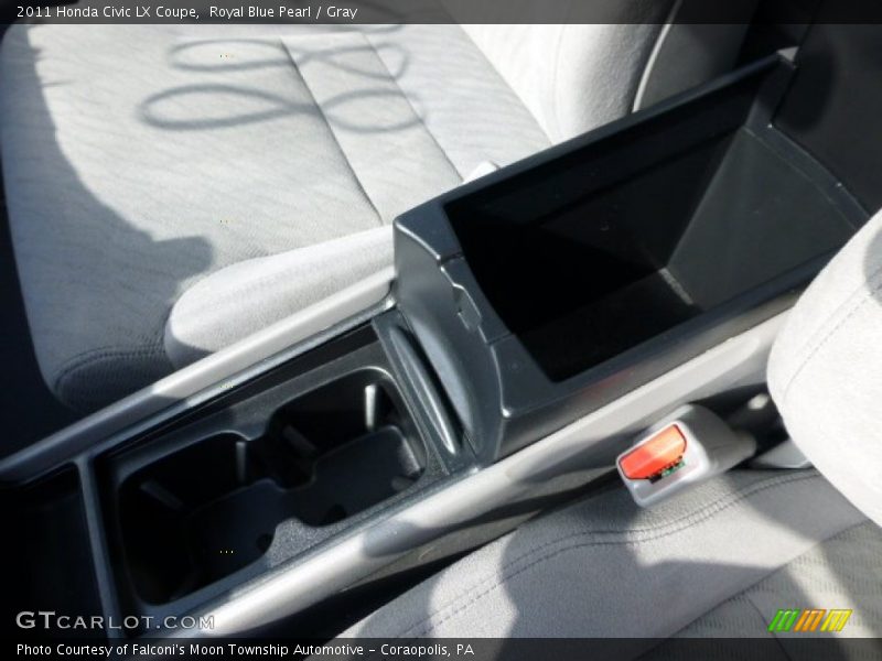 Royal Blue Pearl / Gray 2011 Honda Civic LX Coupe