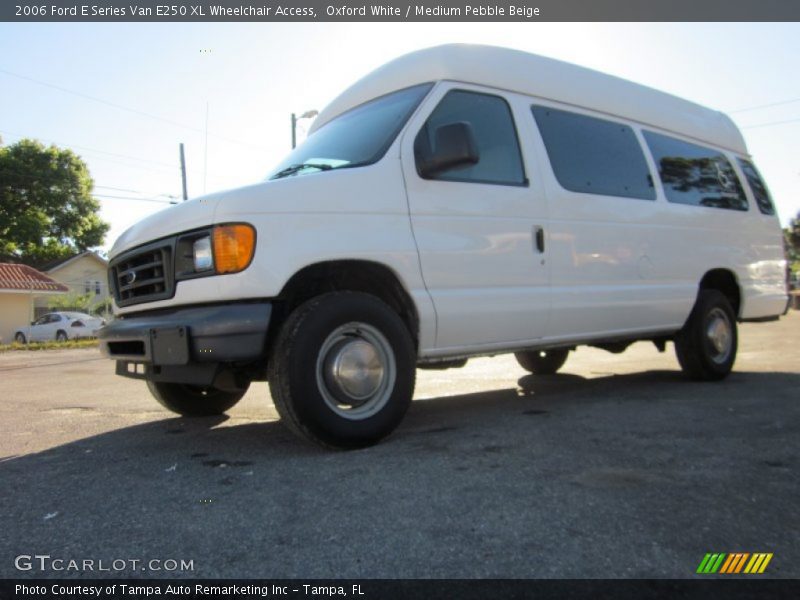 Oxford White / Medium Pebble Beige 2006 Ford E Series Van E250 XL Wheelchair Access