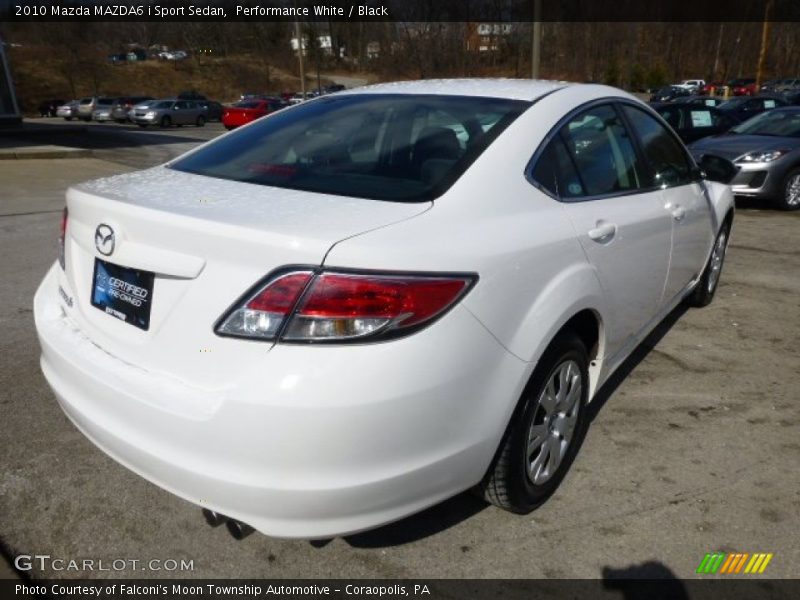 Performance White / Black 2010 Mazda MAZDA6 i Sport Sedan