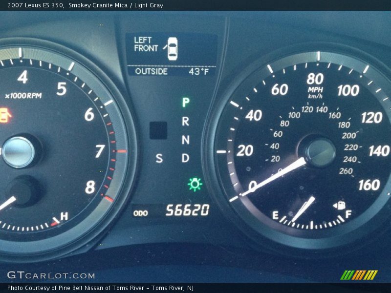 Smokey Granite Mica / Light Gray 2007 Lexus ES 350