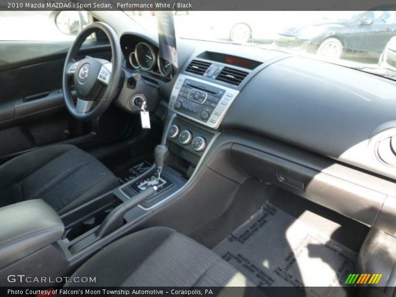 Performance White / Black 2010 Mazda MAZDA6 i Sport Sedan
