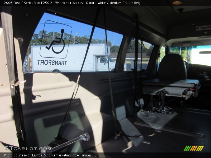 Oxford White / Medium Pebble Beige 2006 Ford E Series Van E250 XL Wheelchair Access