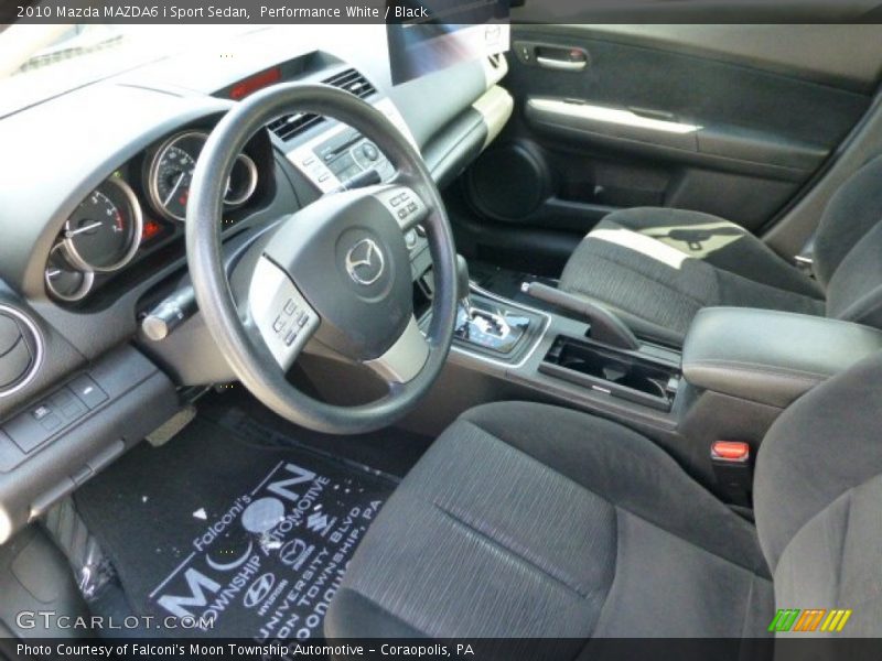 Performance White / Black 2010 Mazda MAZDA6 i Sport Sedan