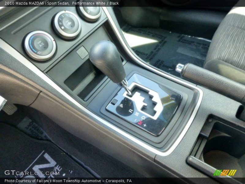 Performance White / Black 2010 Mazda MAZDA6 i Sport Sedan