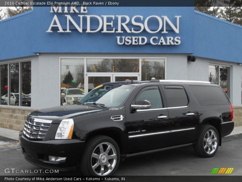 Black Raven / Ebony 2010 Cadillac Escalade ESV Premium AWD