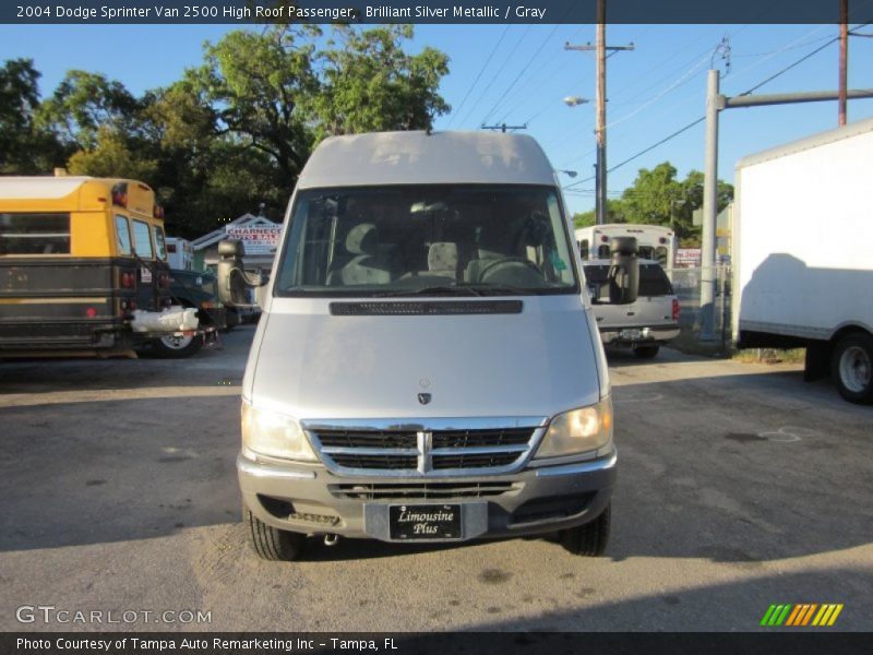 Brilliant Silver Metallic / Gray 2004 Dodge Sprinter Van 2500 High Roof Passenger