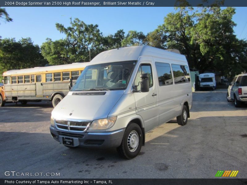 Brilliant Silver Metallic / Gray 2004 Dodge Sprinter Van 2500 High Roof Passenger
