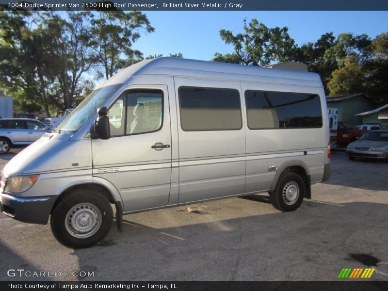 Brilliant Silver Metallic / Gray 2004 Dodge Sprinter Van 2500 High Roof Passenger