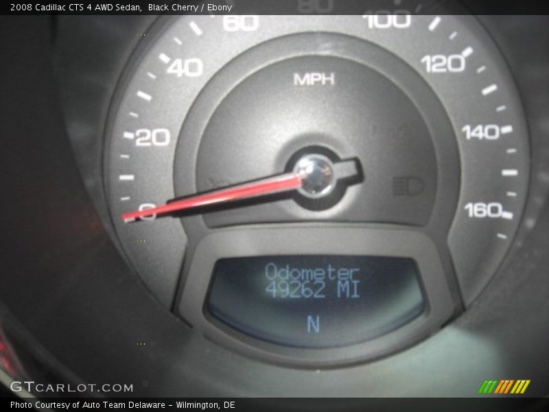 Black Cherry / Ebony 2008 Cadillac CTS 4 AWD Sedan