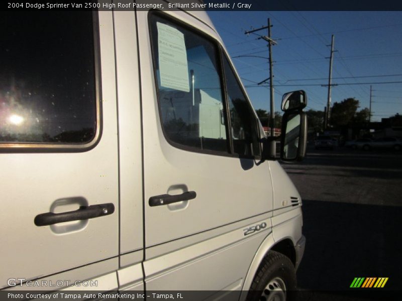Brilliant Silver Metallic / Gray 2004 Dodge Sprinter Van 2500 High Roof Passenger