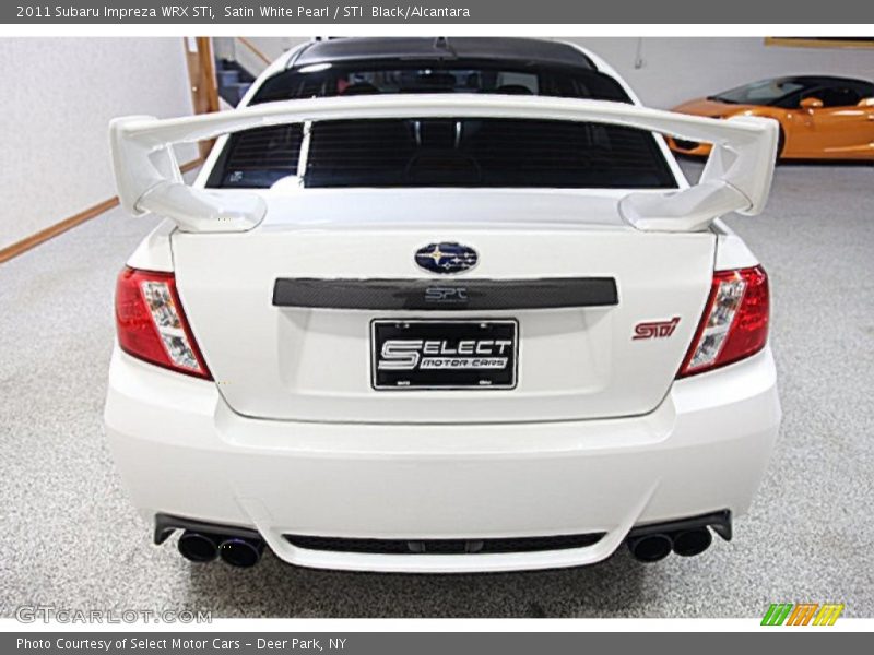 Satin White Pearl / STI  Black/Alcantara 2011 Subaru Impreza WRX STi