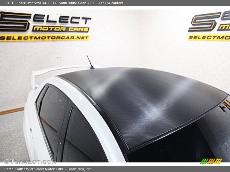 Satin White Pearl / STI  Black/Alcantara 2011 Subaru Impreza WRX STi