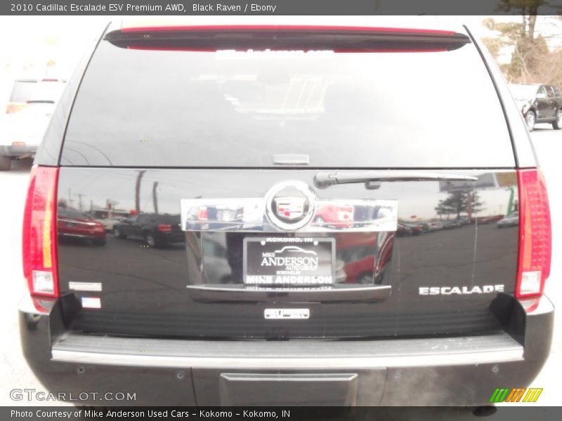Black Raven / Ebony 2010 Cadillac Escalade ESV Premium AWD