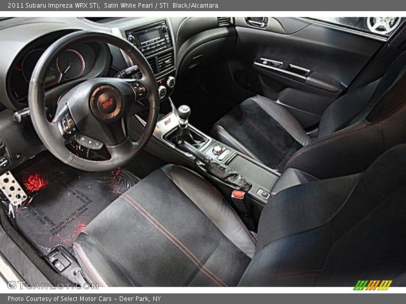  2011 Impreza WRX STi STI  Black/Alcantara Interior