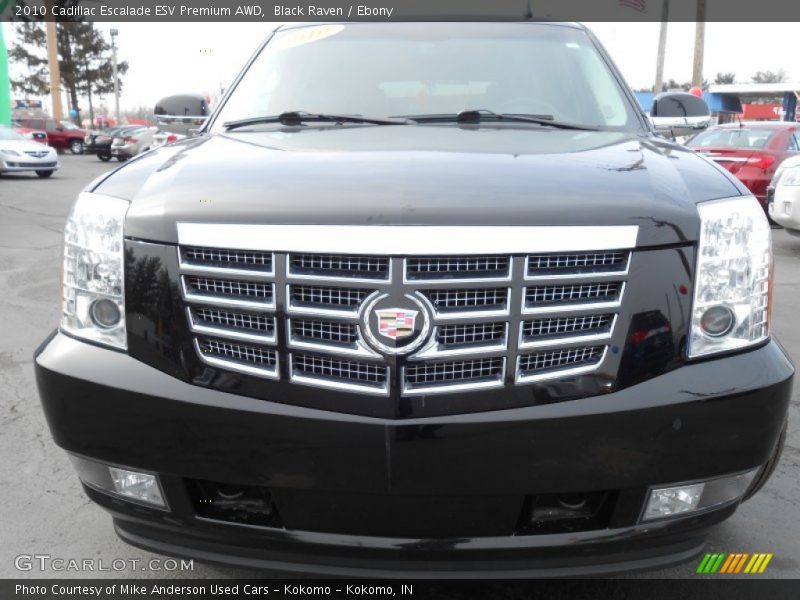 Black Raven / Ebony 2010 Cadillac Escalade ESV Premium AWD