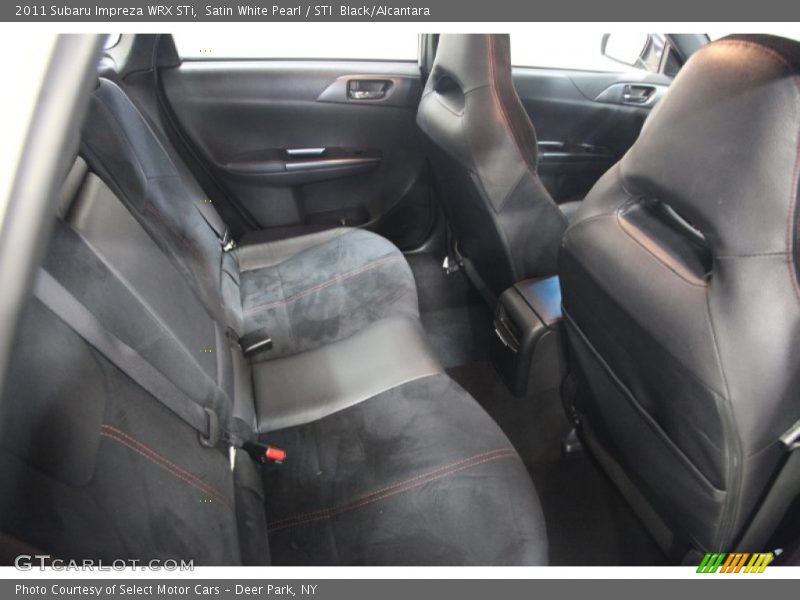 Rear Seat of 2011 Impreza WRX STi