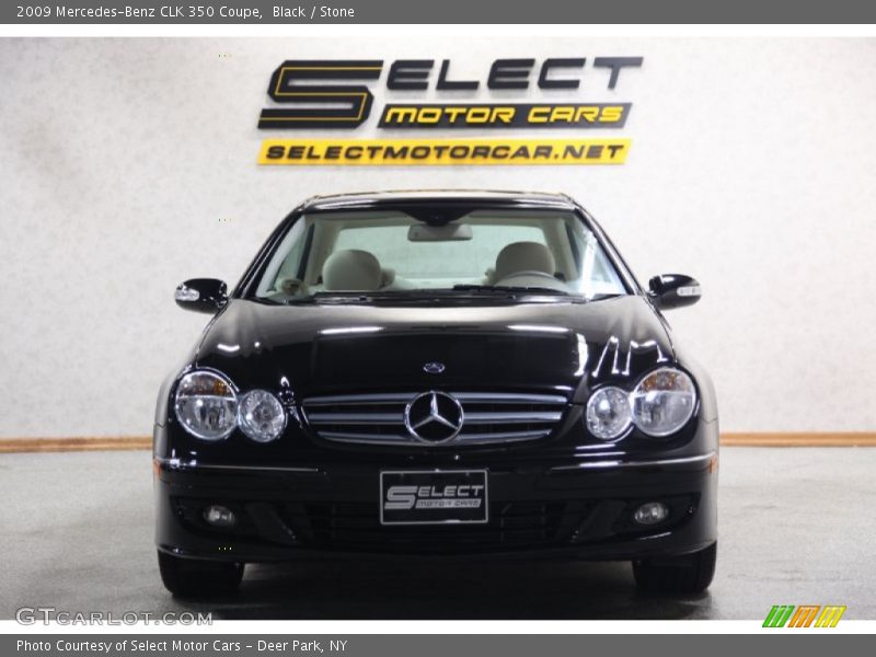 Black / Stone 2009 Mercedes-Benz CLK 350 Coupe