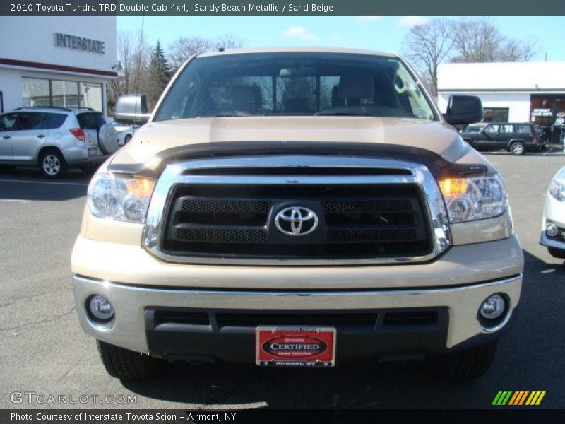 Sandy Beach Metallic / Sand Beige 2010 Toyota Tundra TRD Double Cab 4x4