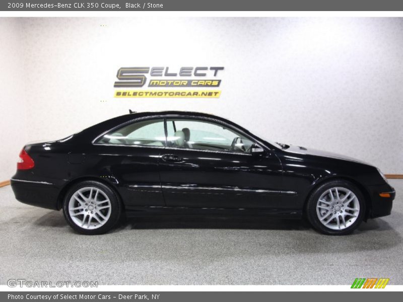 Black / Stone 2009 Mercedes-Benz CLK 350 Coupe