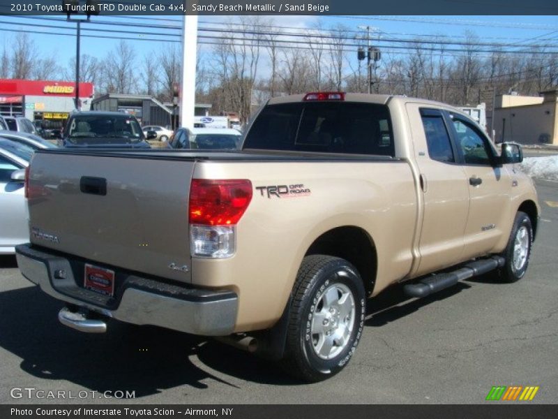 Sandy Beach Metallic / Sand Beige 2010 Toyota Tundra TRD Double Cab 4x4