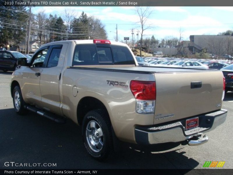 Sandy Beach Metallic / Sand Beige 2010 Toyota Tundra TRD Double Cab 4x4