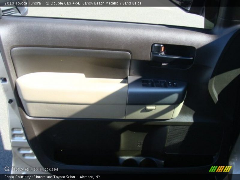 Sandy Beach Metallic / Sand Beige 2010 Toyota Tundra TRD Double Cab 4x4