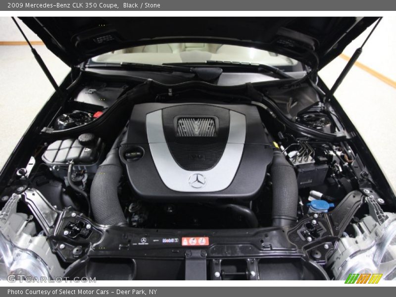 Black / Stone 2009 Mercedes-Benz CLK 350 Coupe