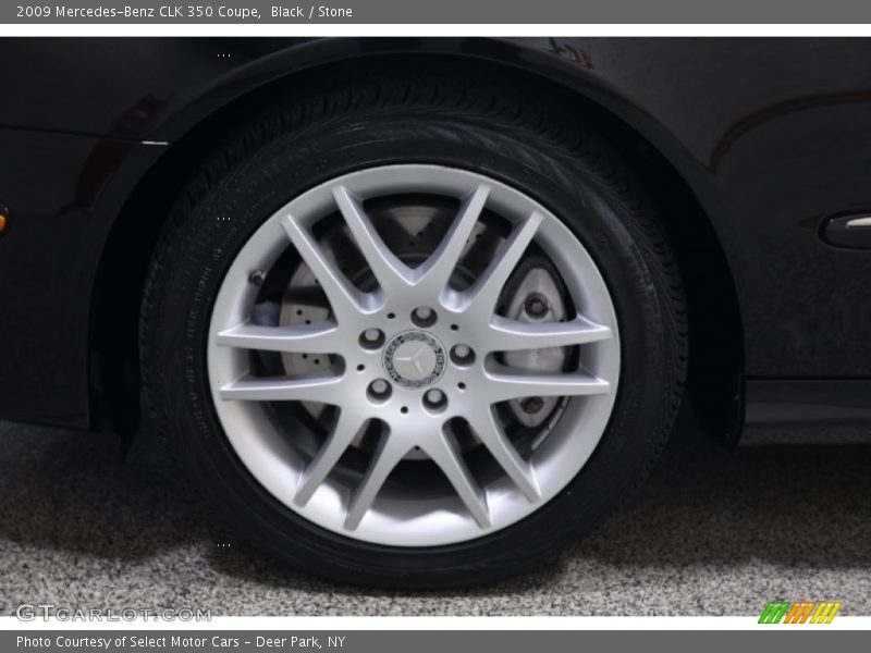 Black / Stone 2009 Mercedes-Benz CLK 350 Coupe